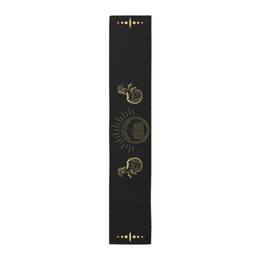 Capricorn Acrostic Poem Table Runner