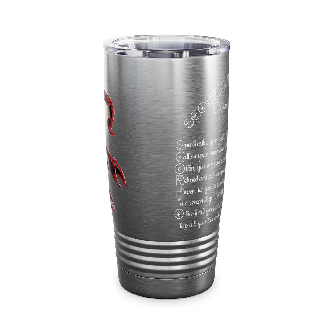Scorpio Acrostic Poem Ringneck Tumbler - 20oz