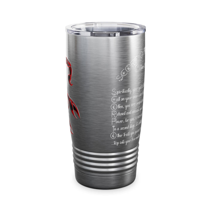 Scorpio Acrostic Poem Ringneck Tumbler - 20oz
