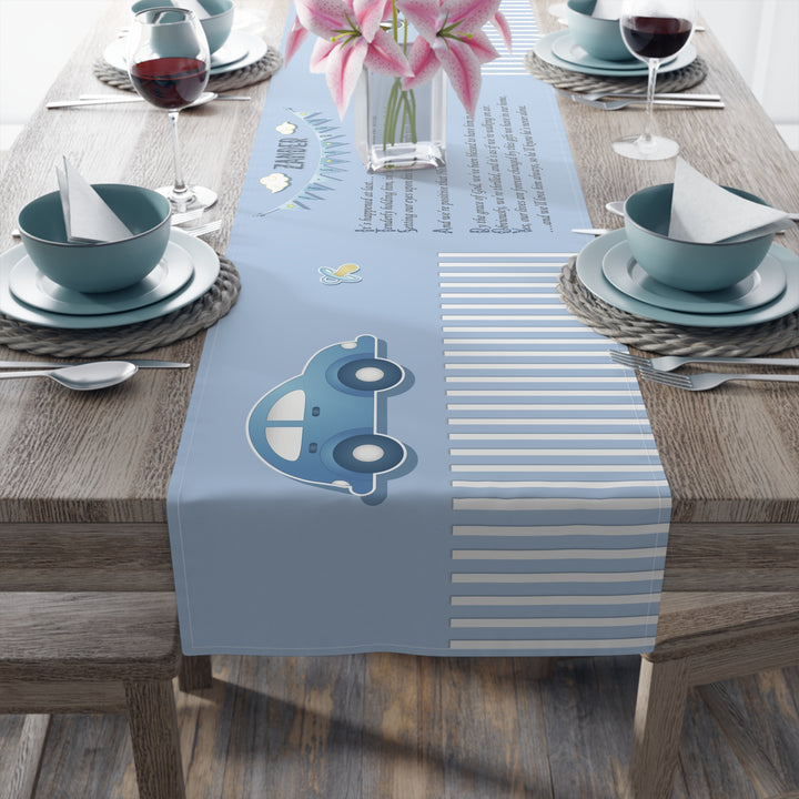 “It’s a Boy” Table Runner - Personalized