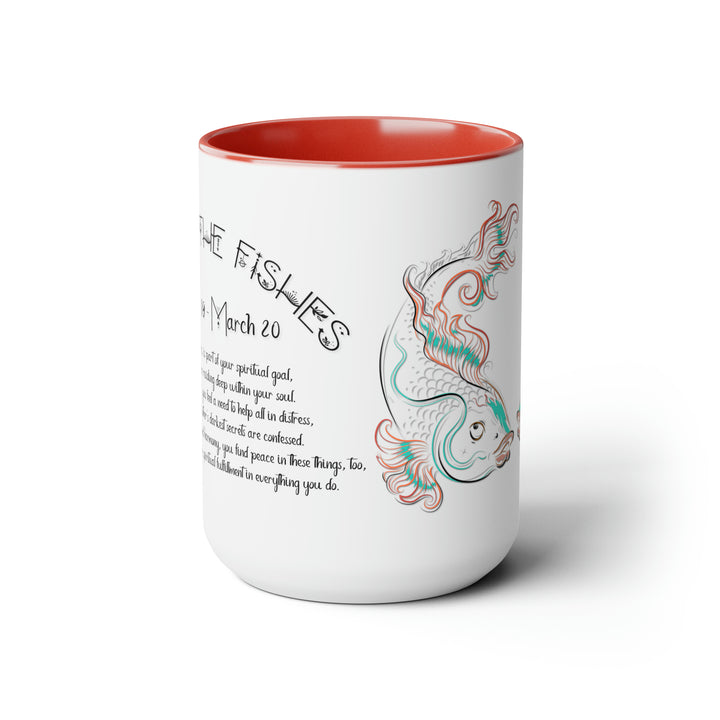 Written in the Stars Two-Tone Coffee Mugs - 15oz - Pisces