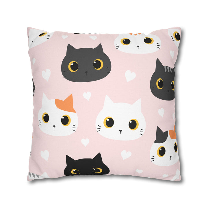 Namesakes Acrostic Poem Pillow Cover - Kitty Design