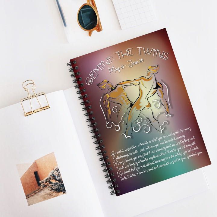 Gemini Acrostic Poem Spiral Notebook - Ruled Line