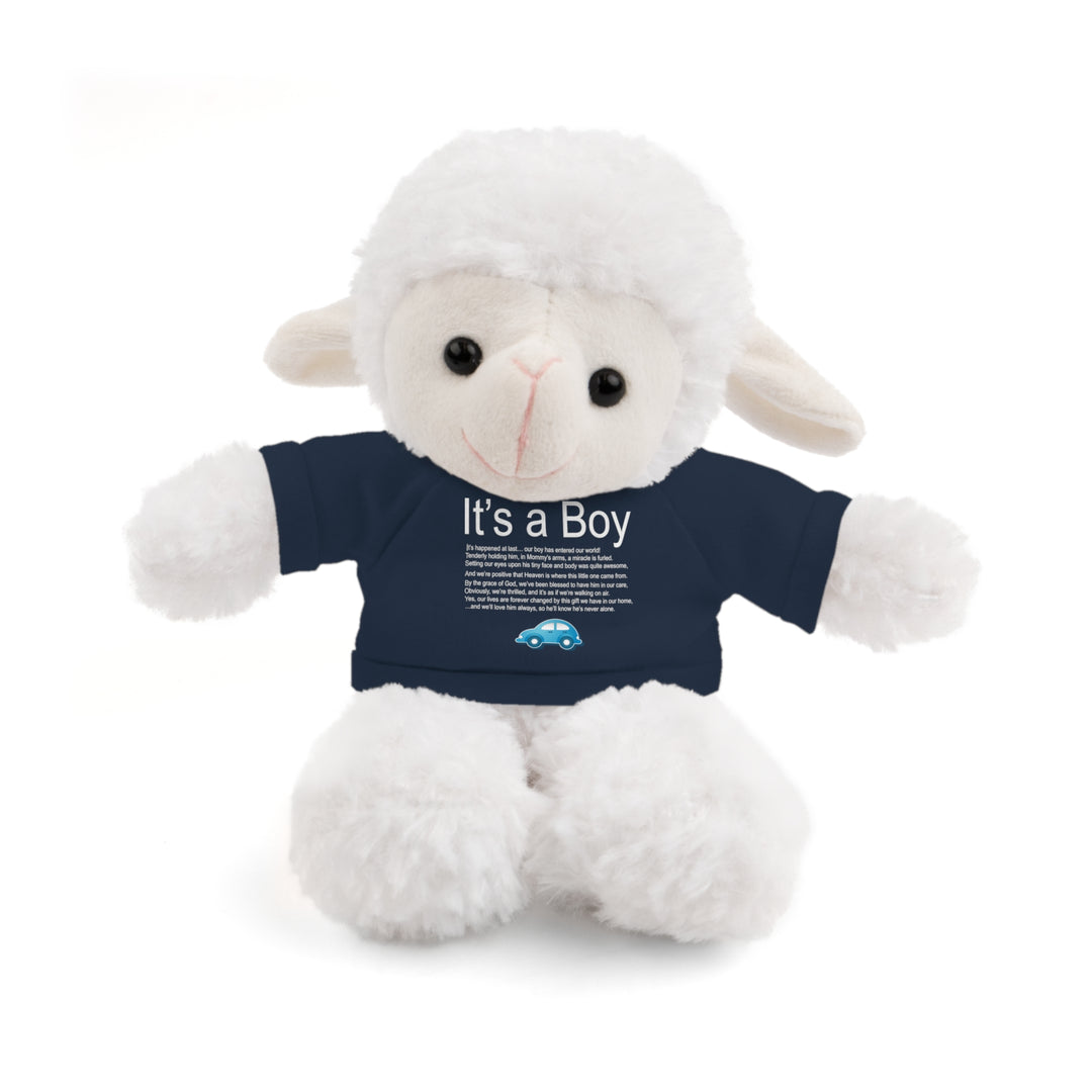 It's a Boy Acrostic Poem Stuffed Animal Collection with T-Shirt - Car