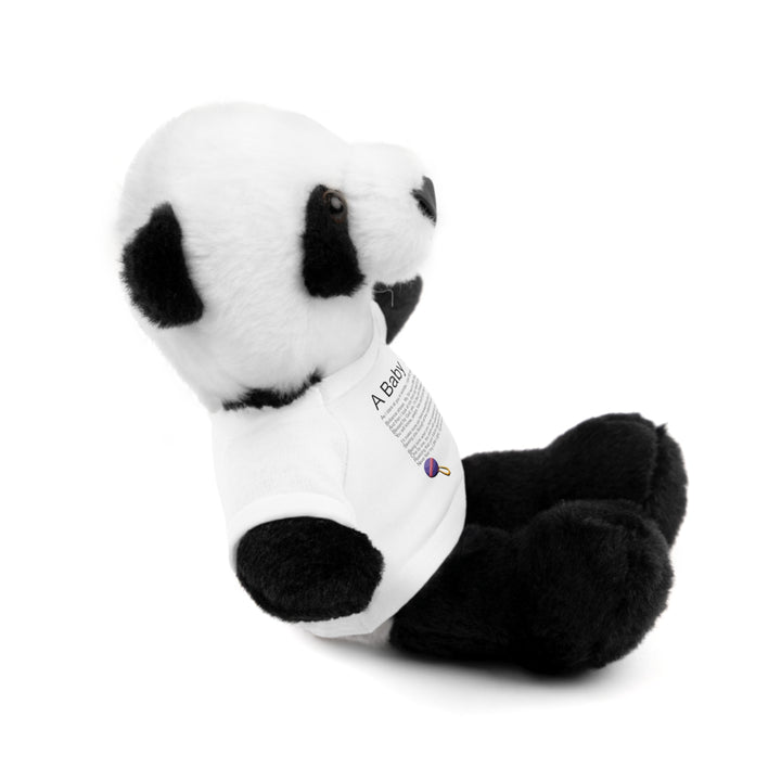 A Baby is Born Acrostic Poem Stuffed Animal Collection with T-Shirt - Wings