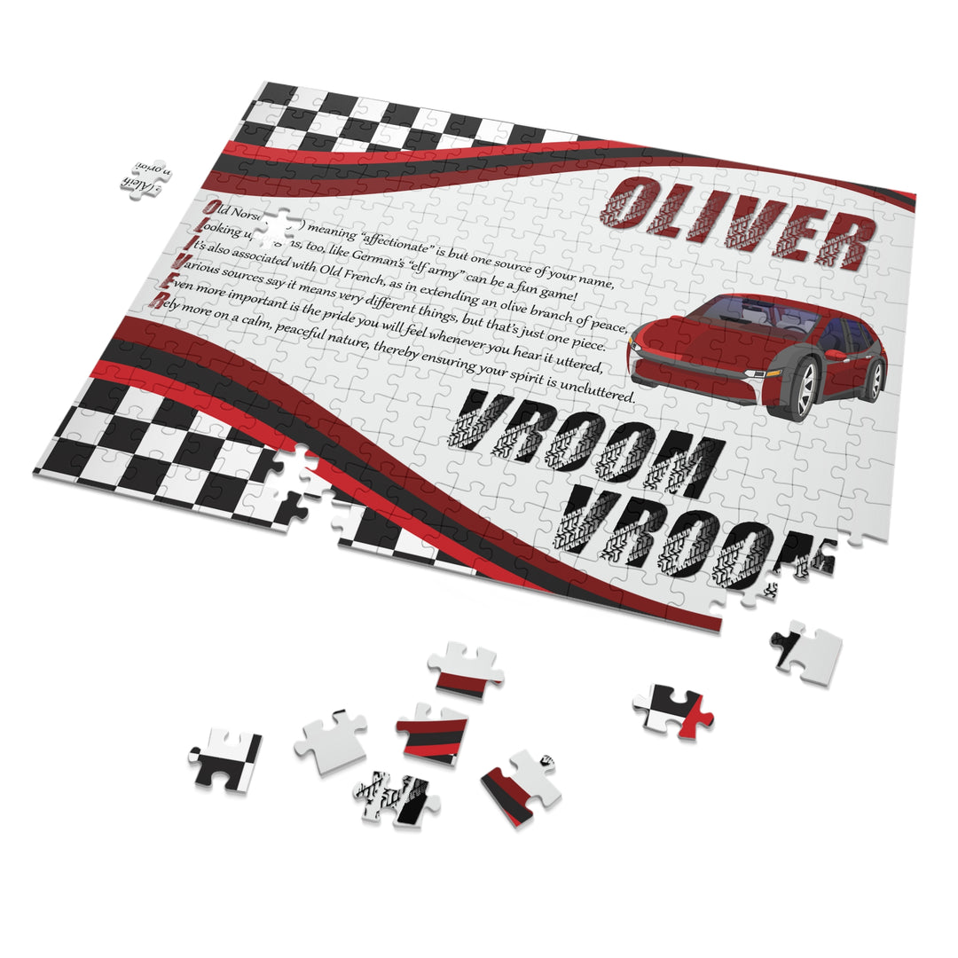 Namesakes Acrostic Poem Jigsaw Puzzle - Toy Cars
