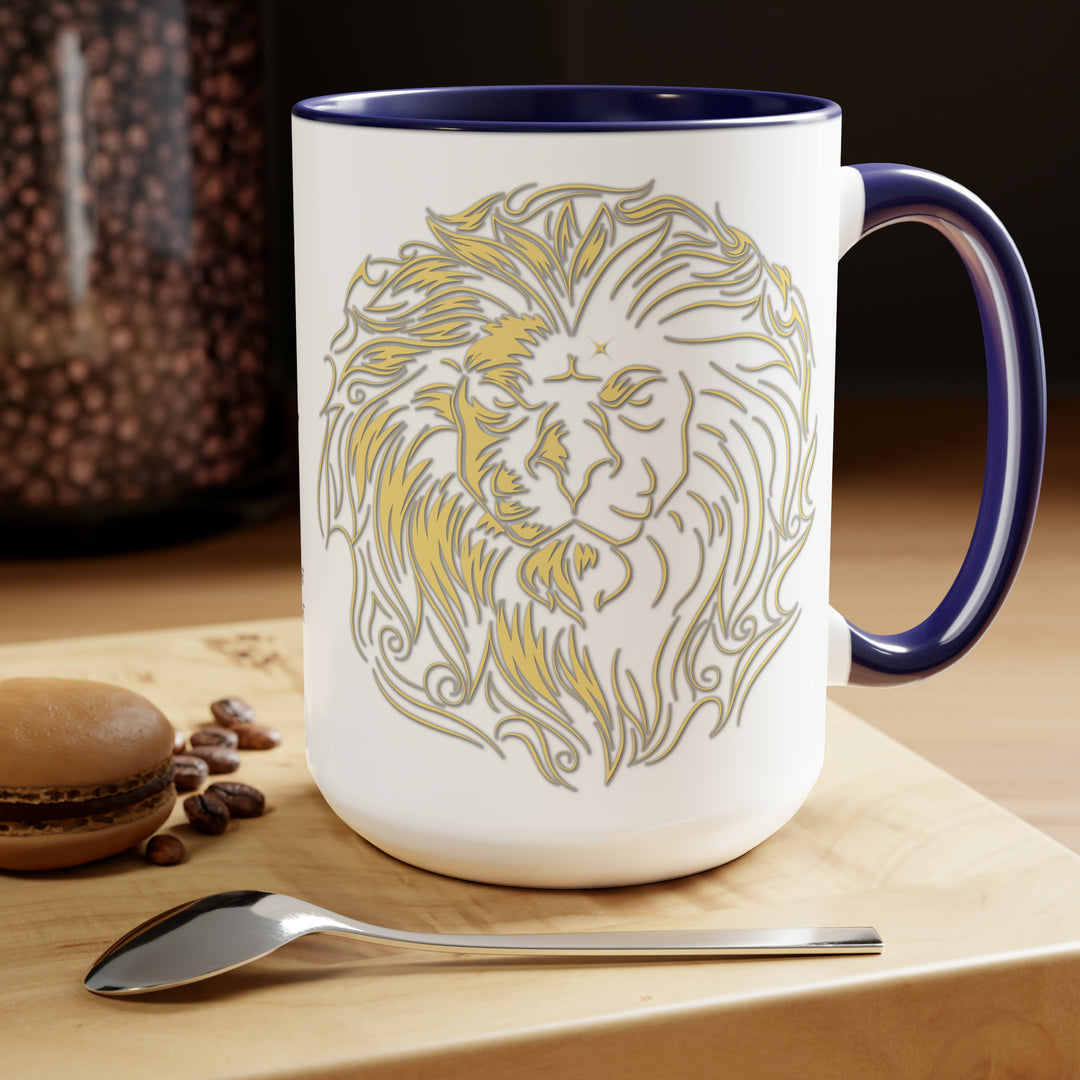 Written in the Stars Two-Tone Coffee Mugs - 15oz - Leo