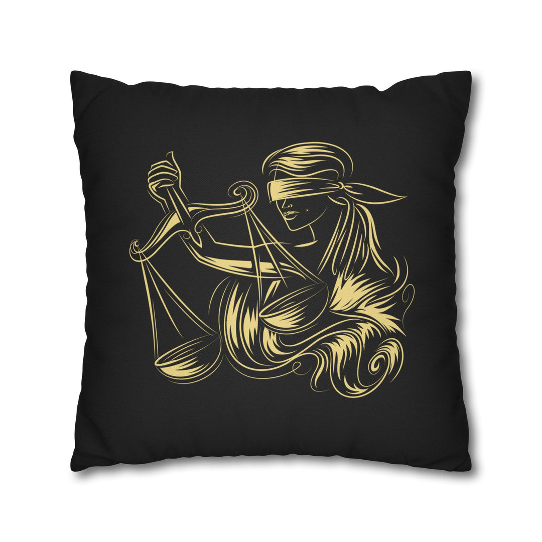 Libra Acrostic Poem Pillow Cover