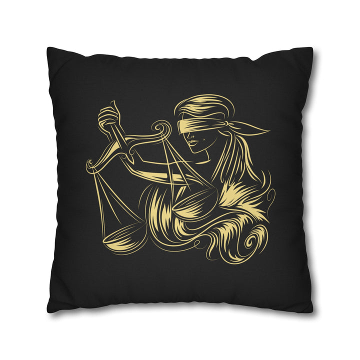 Libra Acrostic Poem Pillow Cover