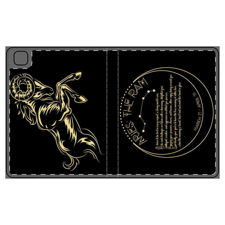 Aries Acrostic Poem Elegant Tablet Folio Case
