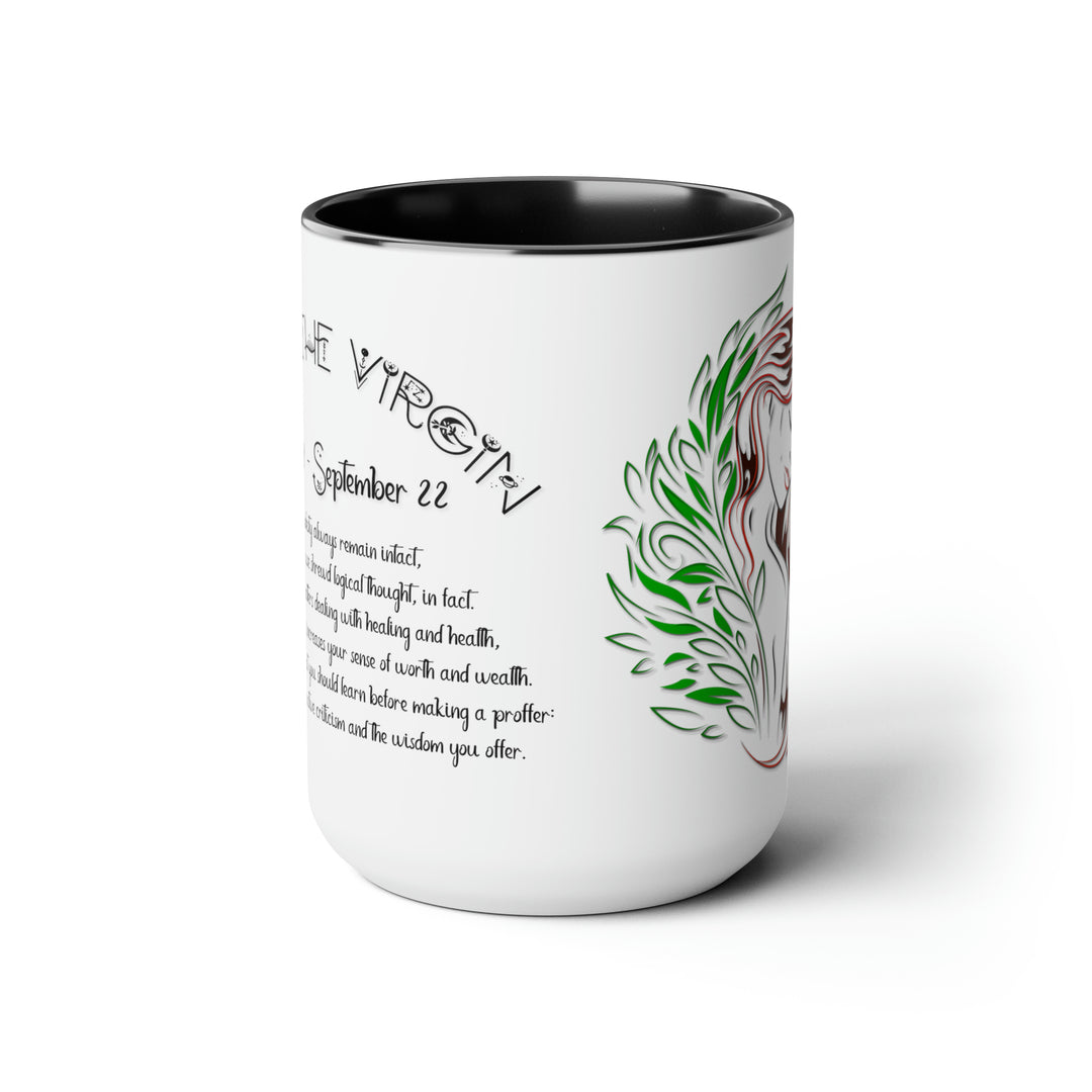 Written in the Stars Two-Tone Coffee Mugs - 15oz - Virgo