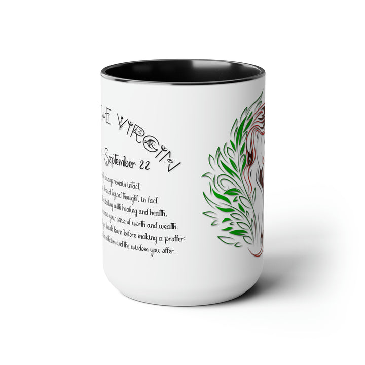 Written in the Stars Two-Tone Coffee Mugs - 15oz - Virgo