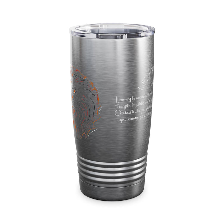 Leo Acrostic Poem Ringneck Tumbler - 20oz