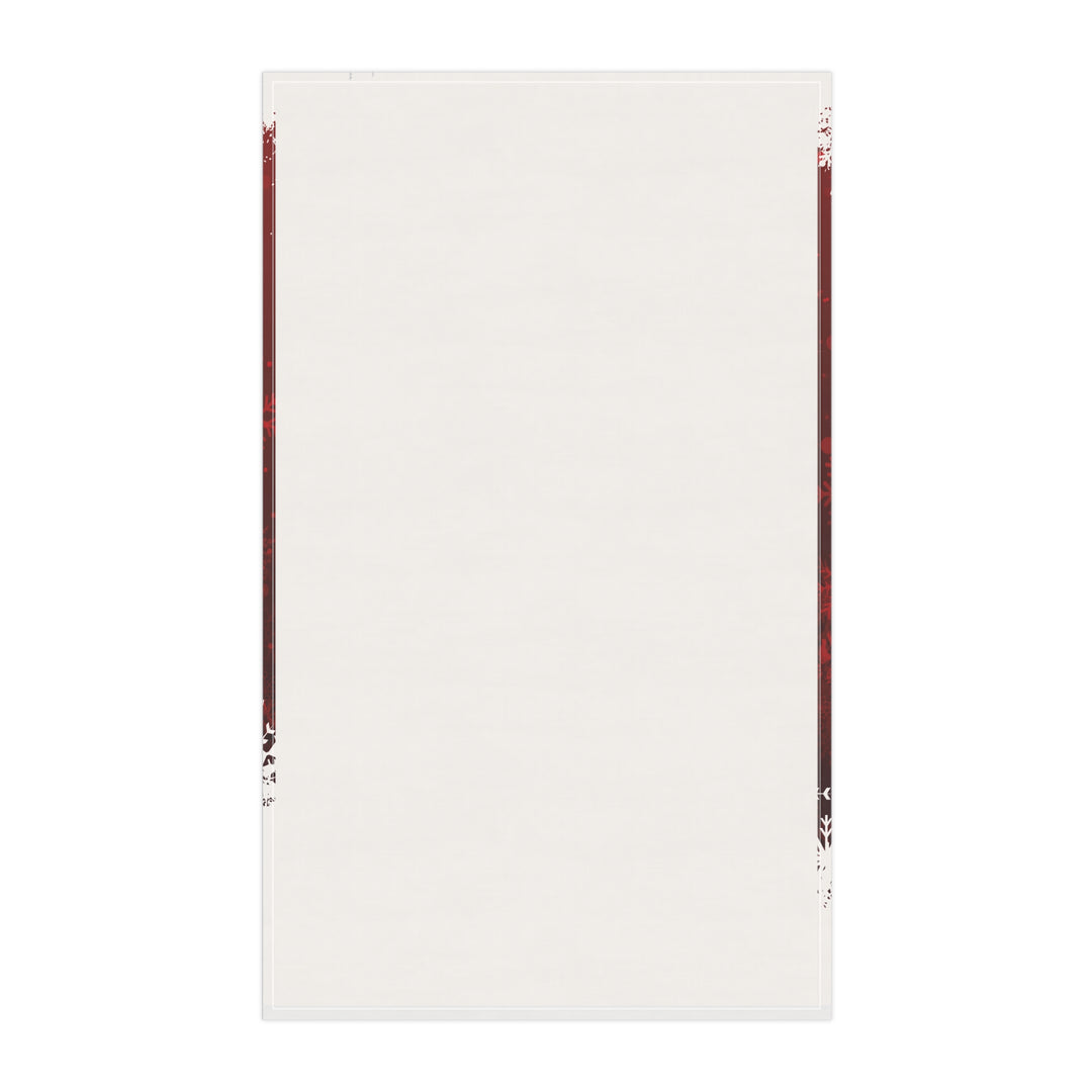 Happy Holidays Acrostic Poem Kitchen Towel - Red