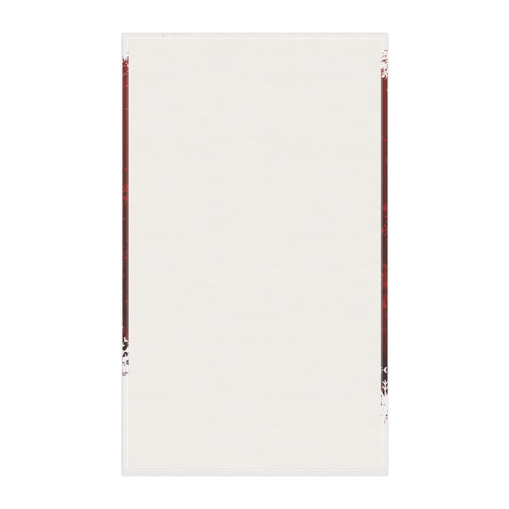 Happy Holidays Acrostic Poem Kitchen Towel - Red