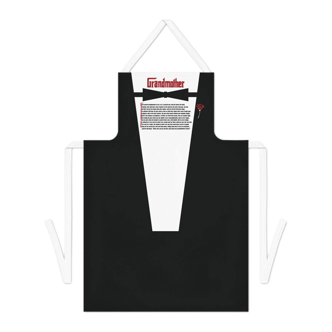 Chef Apron with Acrostic Poem Spelling out "Grandmother"