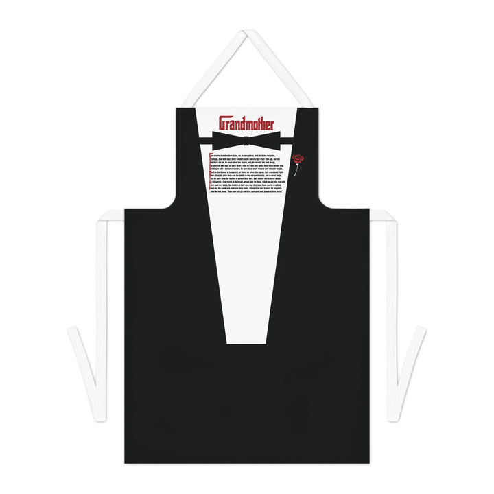 Chef Apron with Acrostic Poem Spelling out "Grandmother"