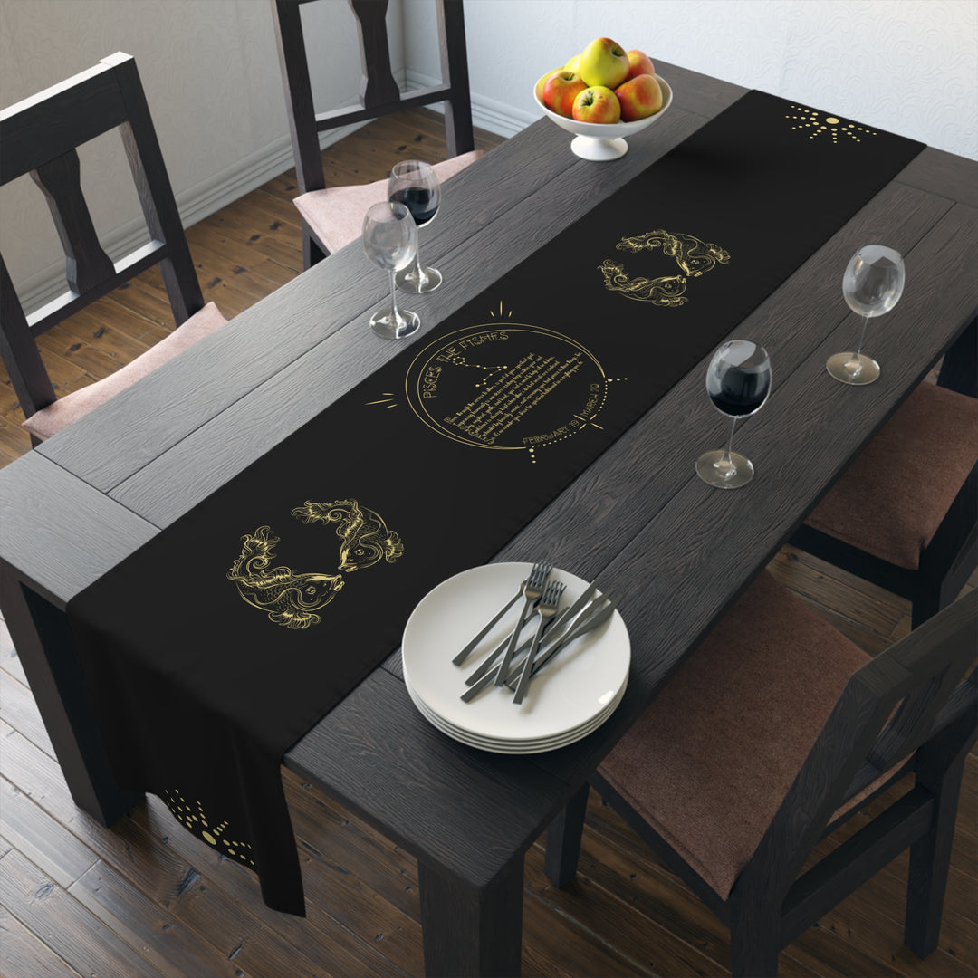 Pisces Acrostic Poem Table Runner
