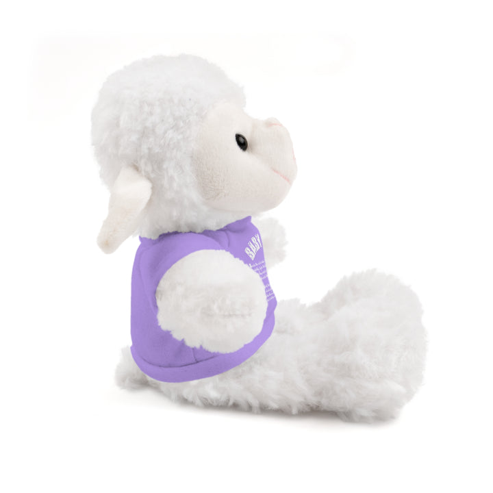 Baby Feet Acrostic Poem Stuffed Animals with Tee - Baby Feet - Gold Footprints