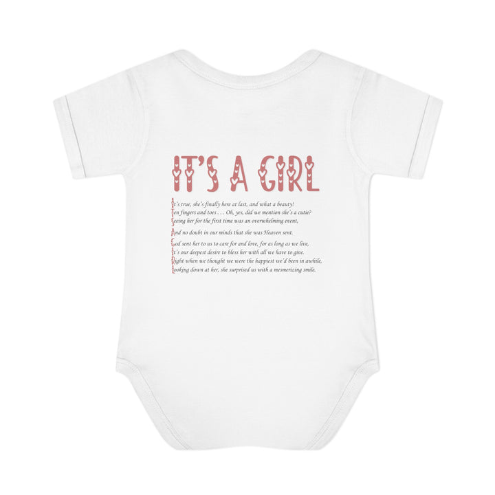 “It's a Girl” with Adorable Ducky Design Bodysuit