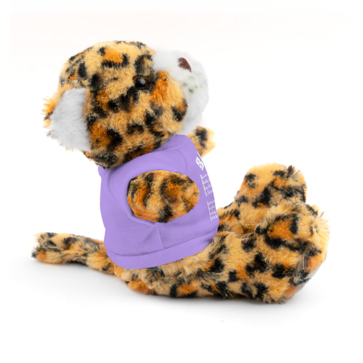 Baby Feet Acrostic Poem Stuffed Animals with Tee - Baby Feet - Gold Footprints