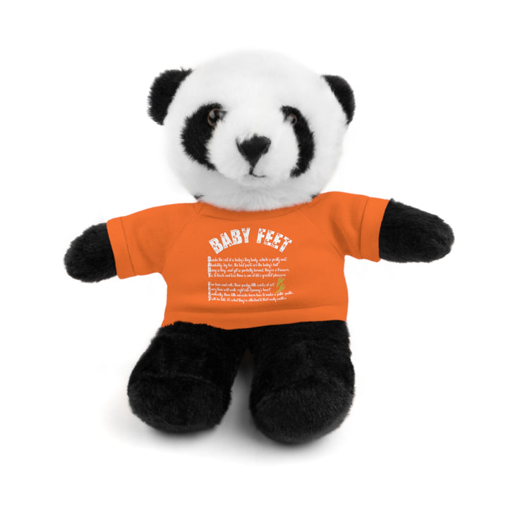 Baby Steps Stuffed Animals with Tee - Baby Feet - Gold Footprints