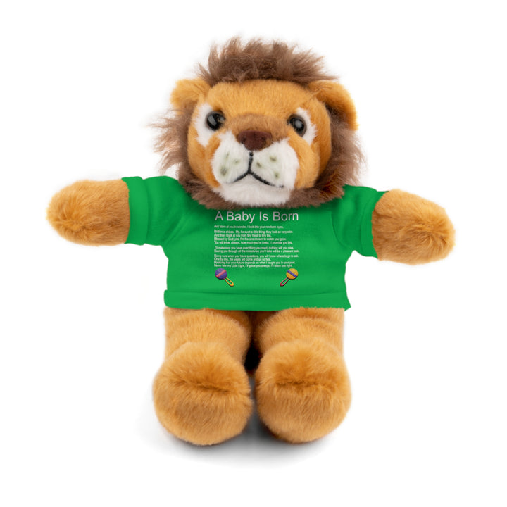 A Baby is Born Acrostic Poem Stuffed Animal Collection with T-Shirt - Wings