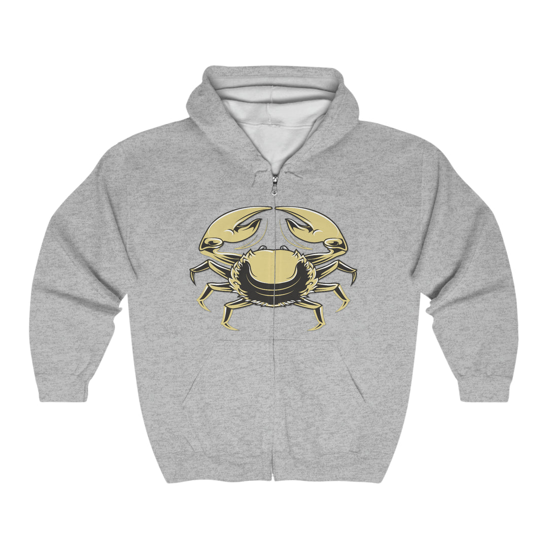 Written in the Stars Unisex Full Zip Hooded Sweatshirt - Cancer