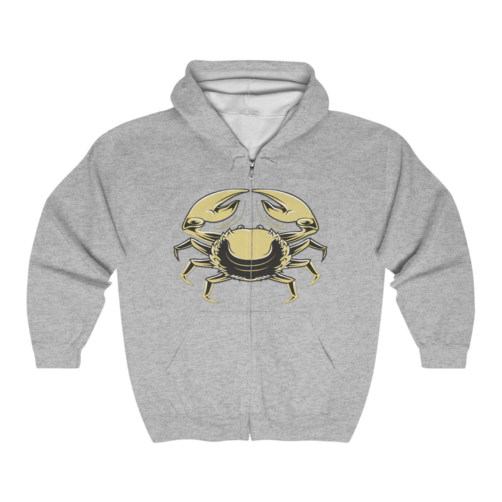 Written in the Stars Unisex Full Zip Hooded Sweatshirt - Cancer