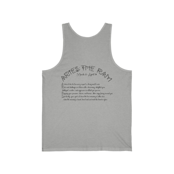 “Aries”  Unisex Acrostic Poem Jersey Tank