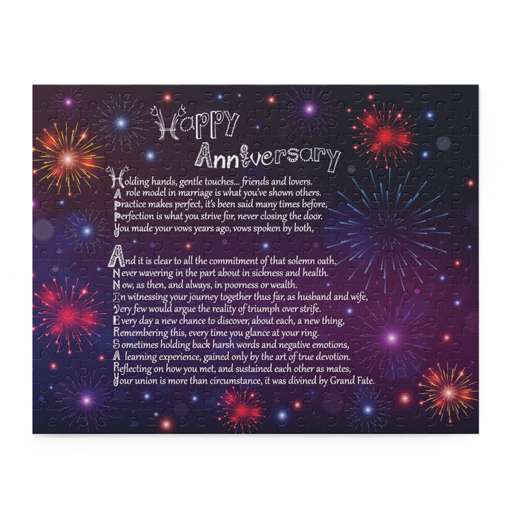 It's Just a Phrase "Happy Anniversary" Acrostic Puzzle