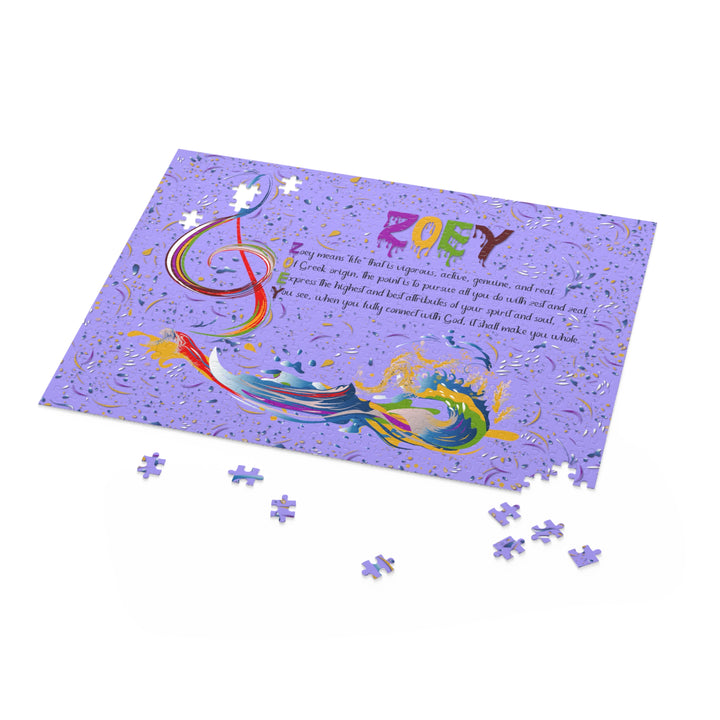 Namesakes Personalized Acrostic Poem Puzzle - Musical Note Design