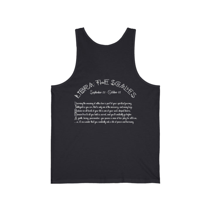 “Libra”  Unisex Acrostic Poem Jersey Tank Top