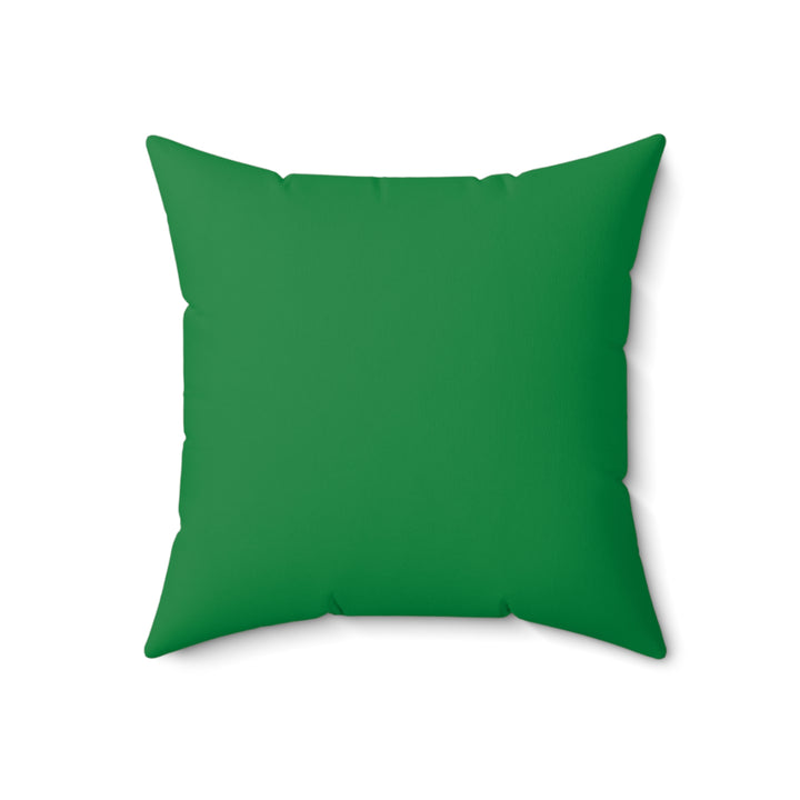 "Learn" Acrostic Poem Pillow from "Learn, Lead, Believe" Collection - Green