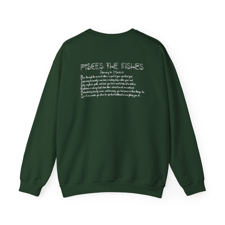 Pisces Acrostic Poem Astrology Sweatshirt - Unisex