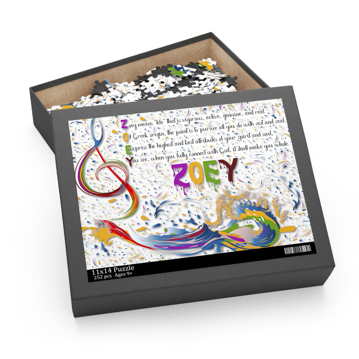 Namesakes Personalized Acrostic Poem Puzzle _ Musical Note