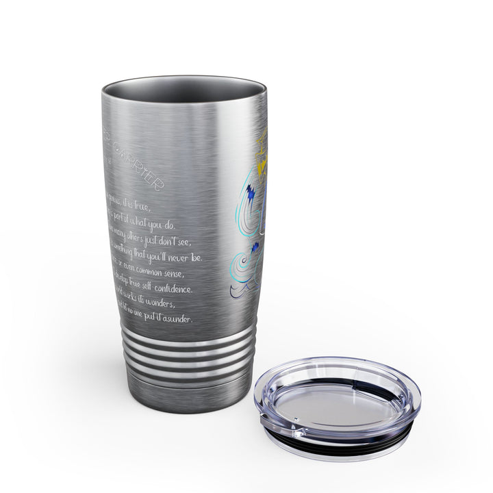 Aquarius Acrostic Poem Ringneck Tumbler - 20oz