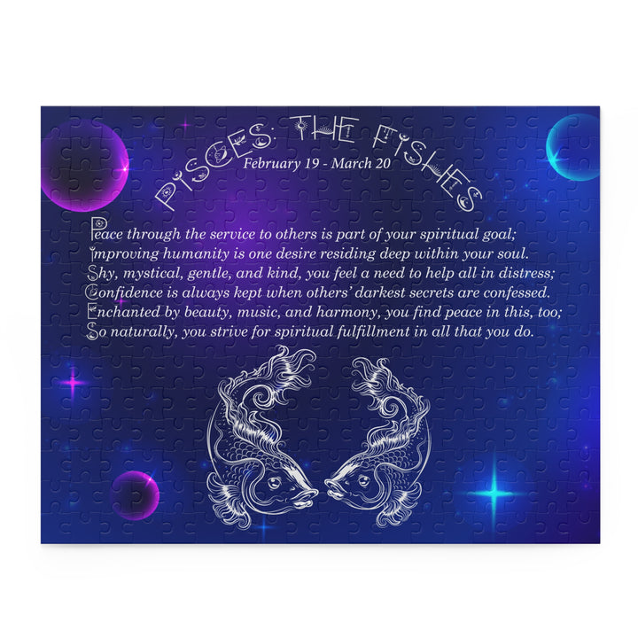 Pisces Acrostic Poem Puzzle