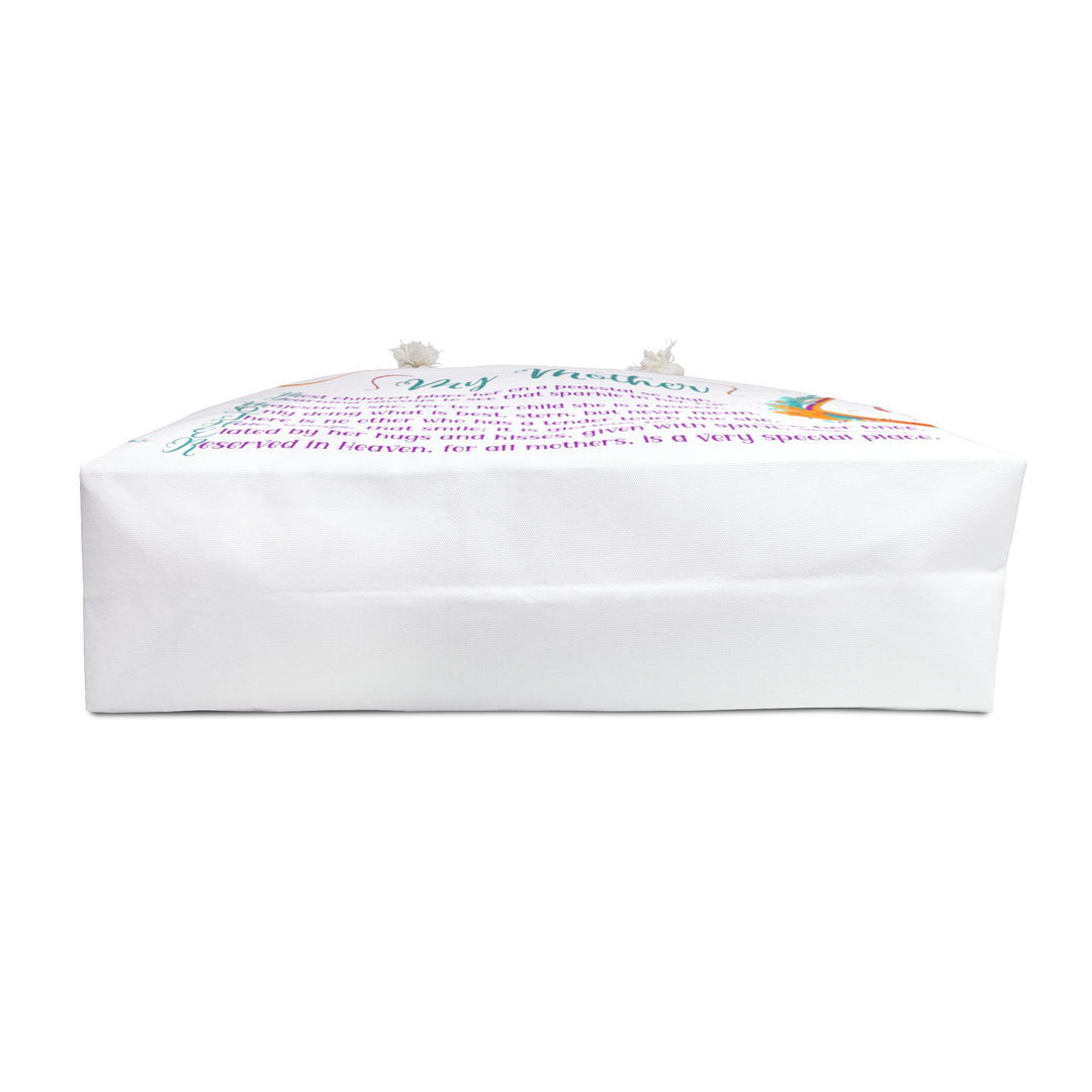 Personalized Tote/Weekender Bag with Acrostic Poem Spelling our "My Mother"
