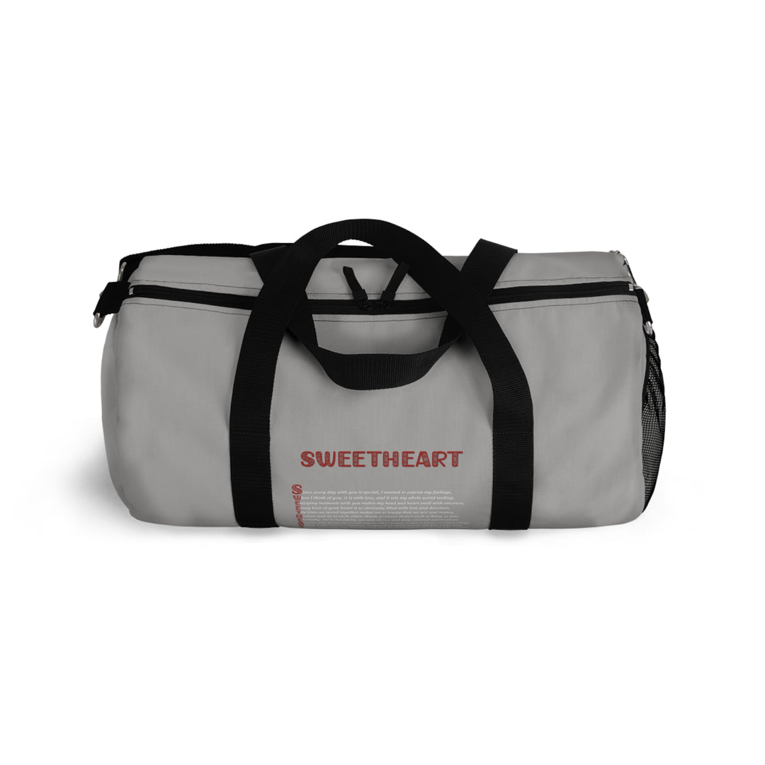 Sweetheart Acrostic Poem Duffel Bag