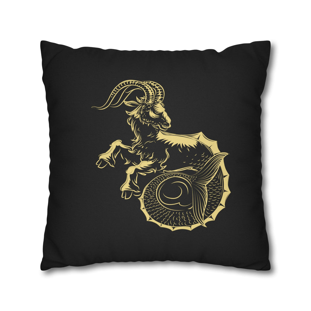 Capricorn Acrostic Poem Pillow Cover