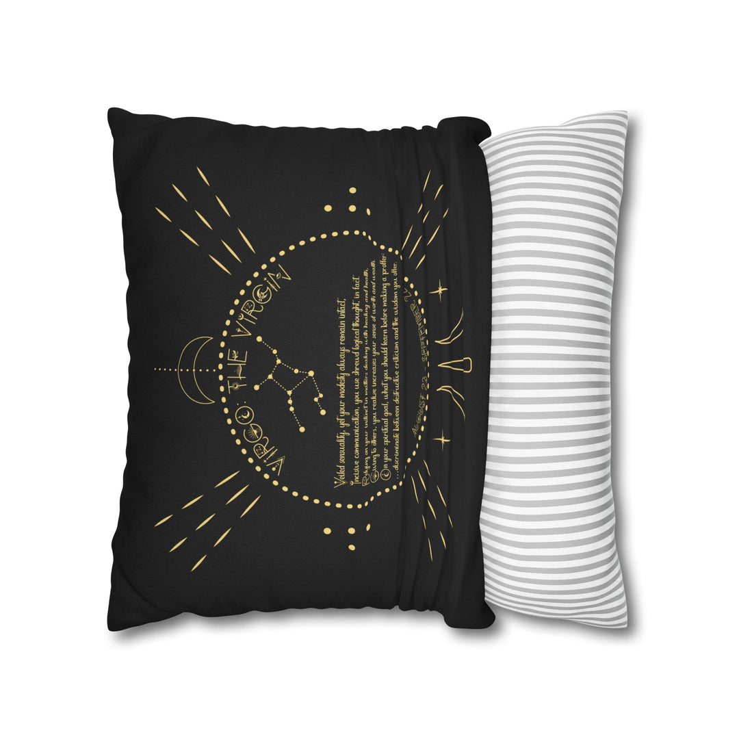 Virgo Acrostic Poem Pillow Cover