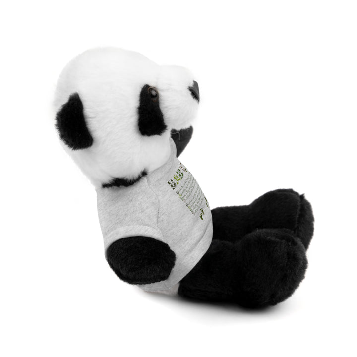 Baby Feet Acrostic Poem Stuffed Animal Collection with T-Shirt - Camo