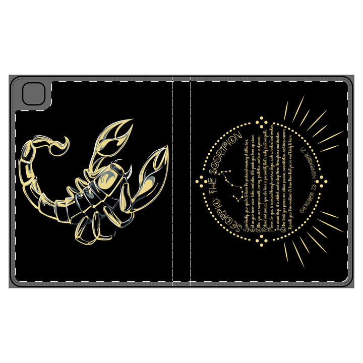 Scorpio Acrostic Poem Elegant Tablet Folio Case