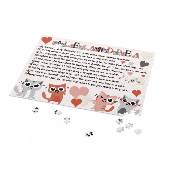 Namesakes, Acrostic Puzzle - Kitty Design