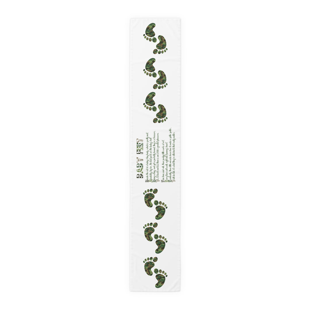 “Baby Feet” Table Runner - Camo