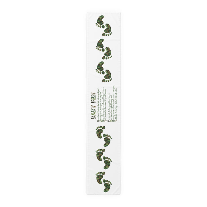 “Baby Feet” Table Runner - Camo