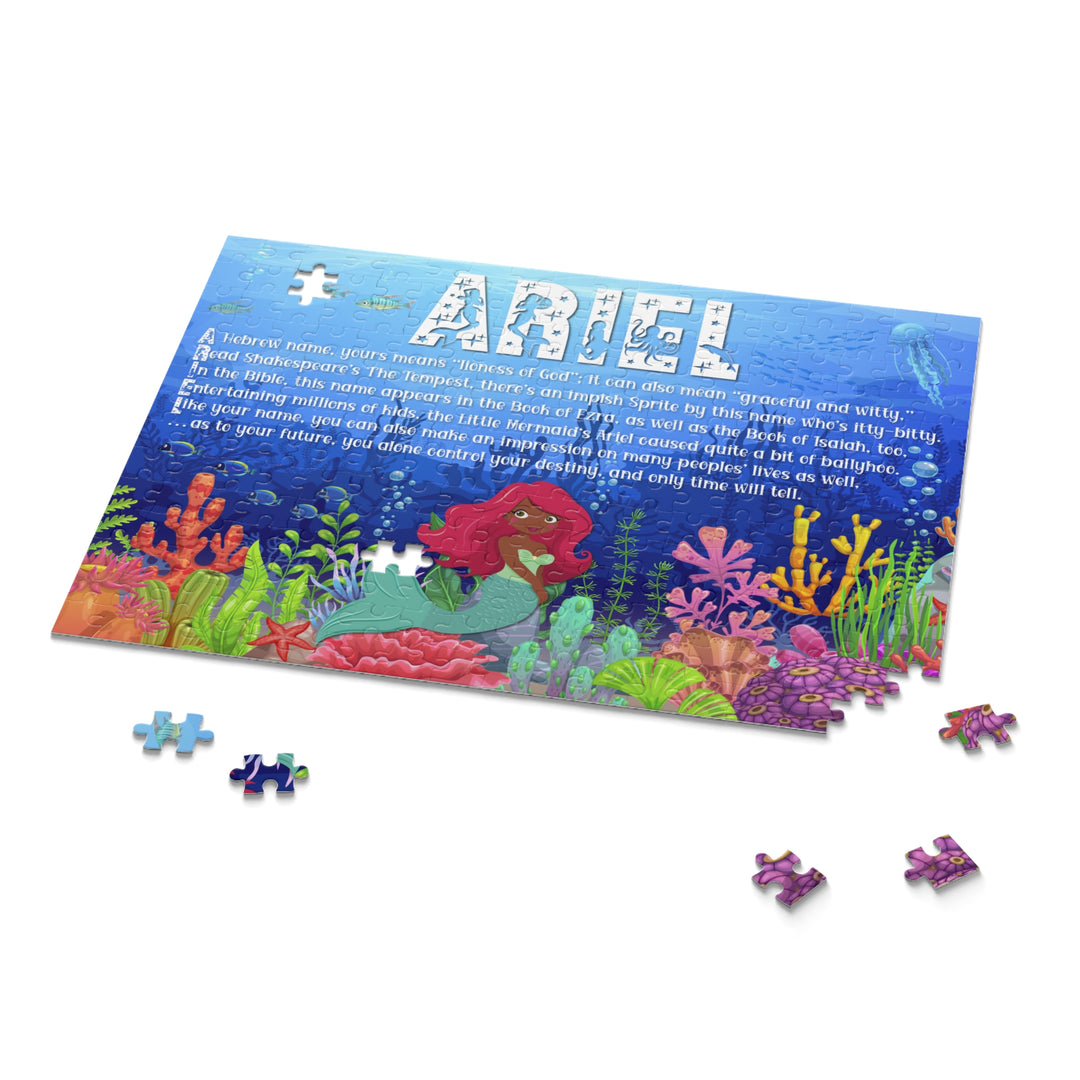 Namesakes Personalized Acrostic Name Poem Jigsaw Puzzle - Red Hair