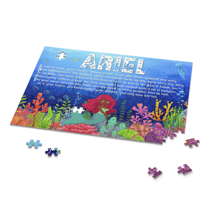 Namesakes Personalized Acrostic Name Poem Jigsaw Puzzle - Red Hair