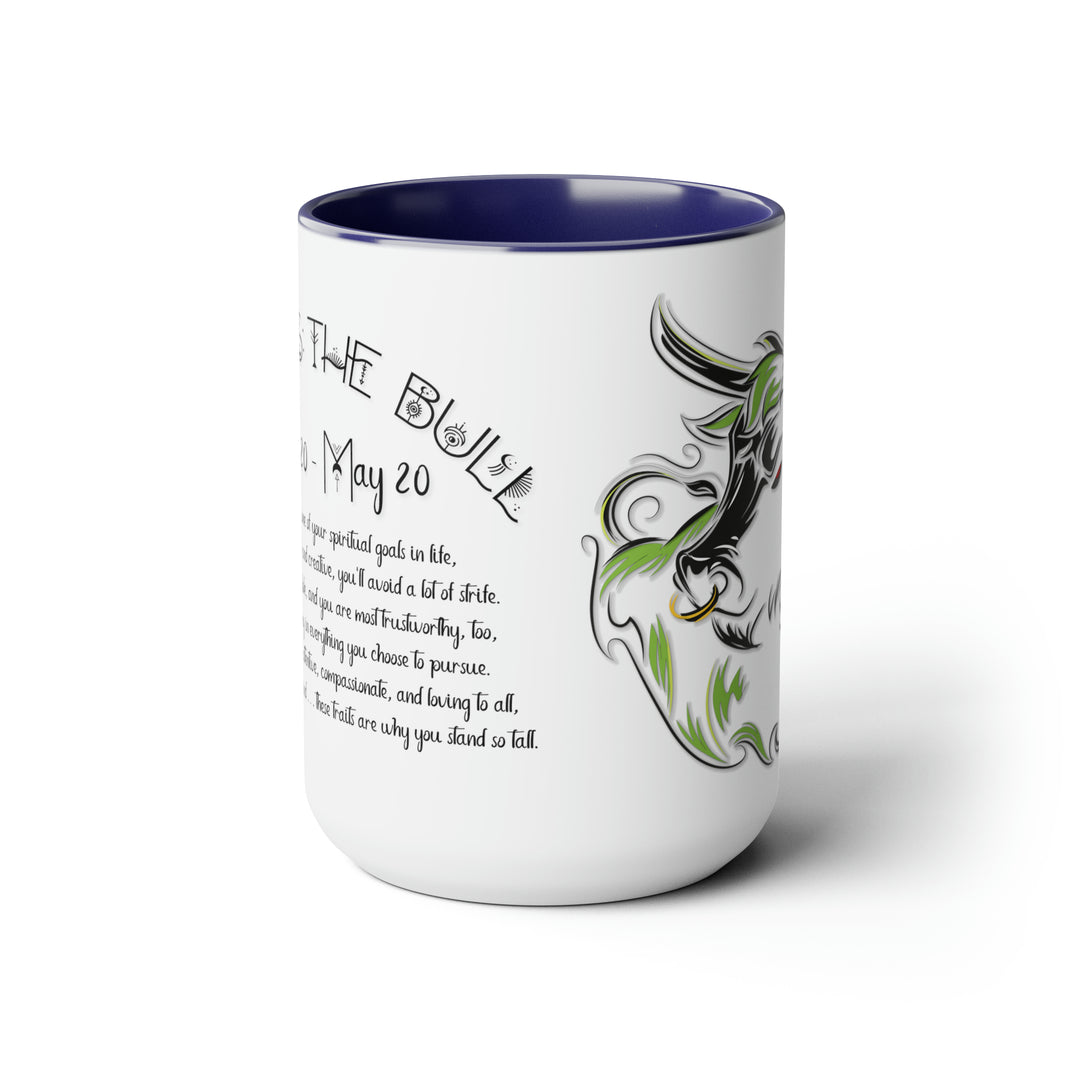 Written in the Stars Two-Tone Coffee Mugs - 15oz - Taurus